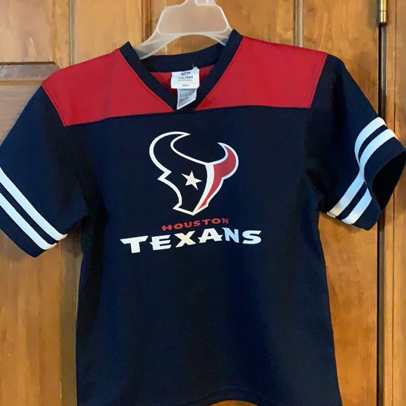 New Houston Texas Boys Jersey S 6-7 - Picture 1 of 1